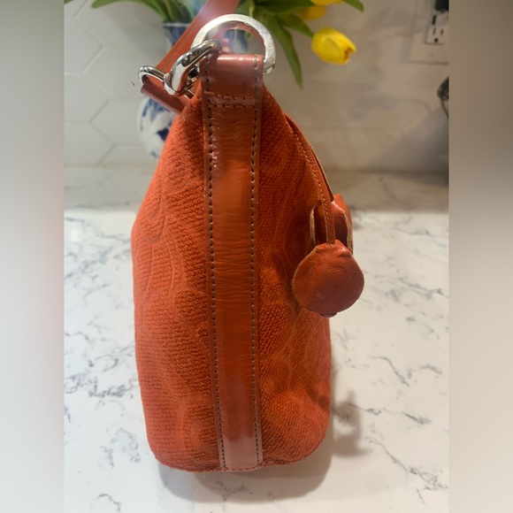 Longchamp vintage orange shoulder bag - Picture 4 of 14